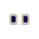 14K Yellow Gold - Sapphire