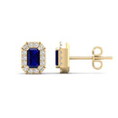 14K Yellow Gold - Sapphire