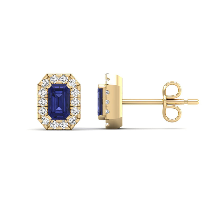 14K Yellow Gold - Tanzanite