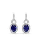 14K White Gold - Sapphire