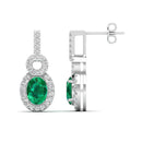 14K White Gold - Emerald