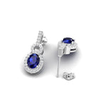 14K White Gold - Sapphire