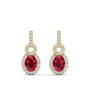 14K Yellow Gold - Ruby