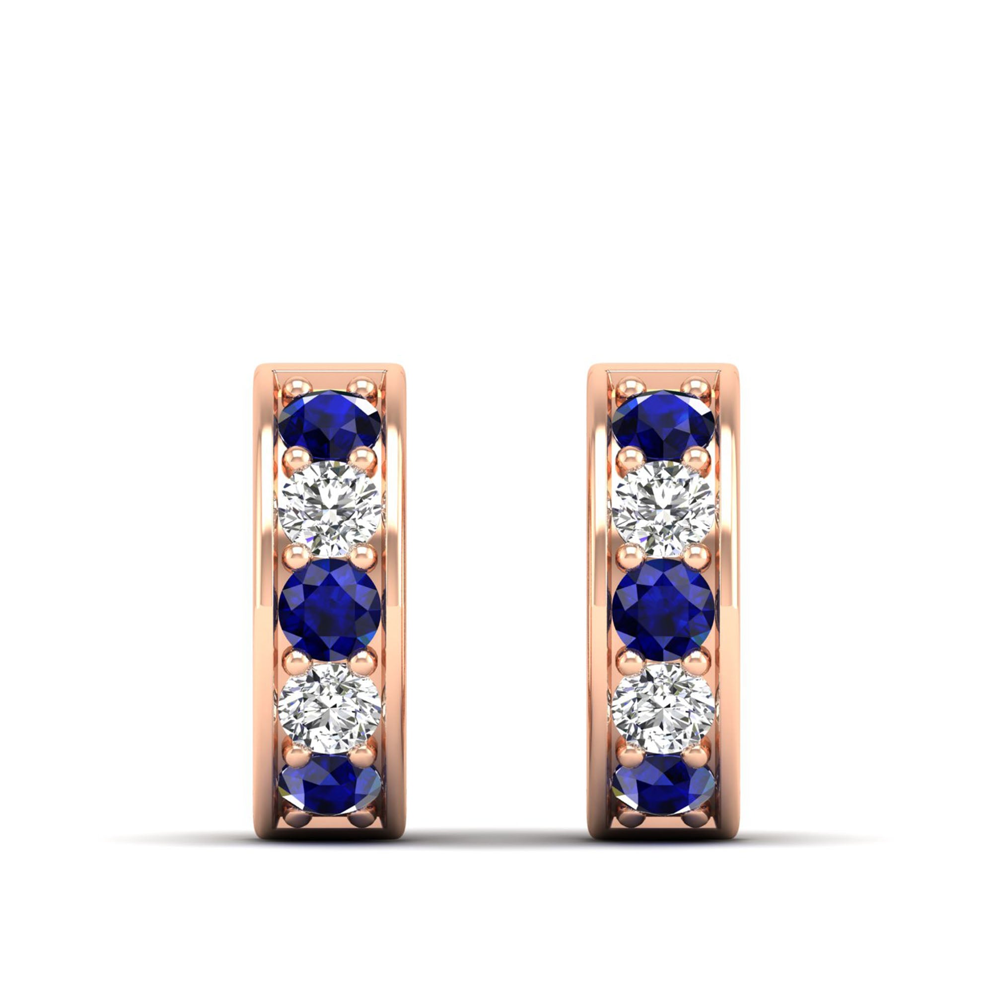 14K Rose Gold - Sapphire
