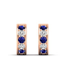 14K Rose Gold - Sapphire