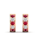 14K Rose Gold - Ruby