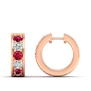 14K Rose Gold - Ruby