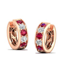 14K Rose Gold - Ruby