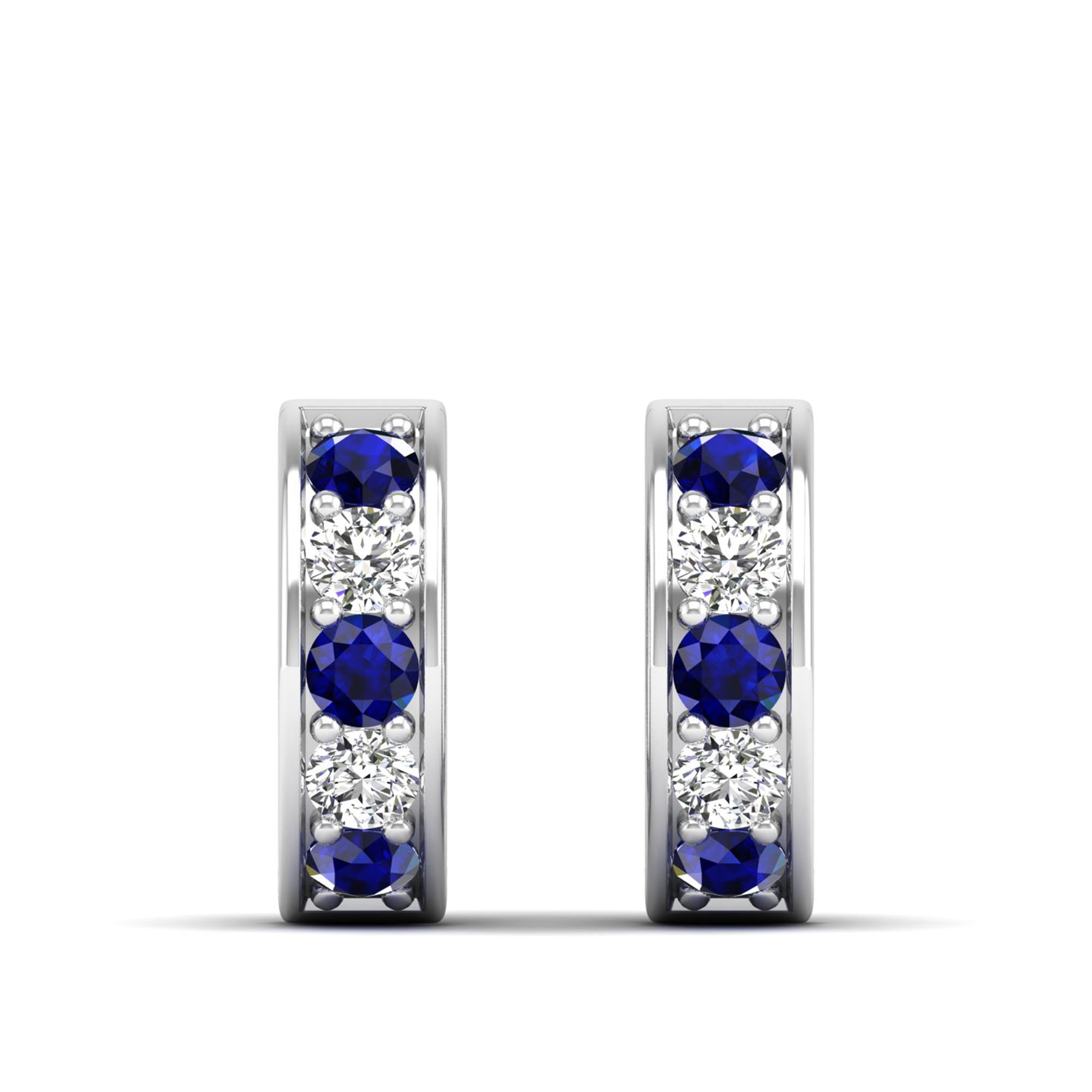 14K White Gold - Sapphire
