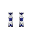 14K White Gold - Sapphire