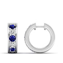 14K White Gold - Sapphire