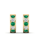 14K Yellow Gold - Emerald