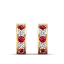 14K Yellow Gold - Ruby