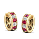 14K Yellow Gold - Ruby