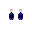14K Rose Gold - Sapphire