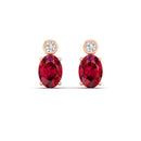 14K Rose Gold - Ruby