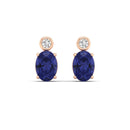 14K Rose Gold - Tanzanite