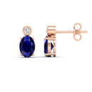 14K Rose Gold - Sapphire