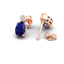 14K Rose Gold - Sapphire