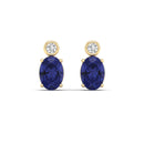 14K Yellow Gold - Tanzanite