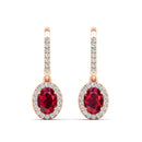 14K Rose Gold - Ruby