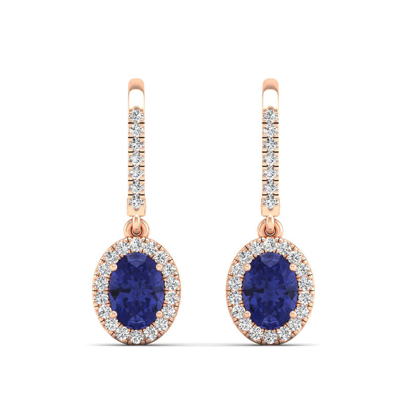 14K Rose Gold - Tanzanite