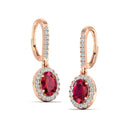 14K Rose Gold - Ruby