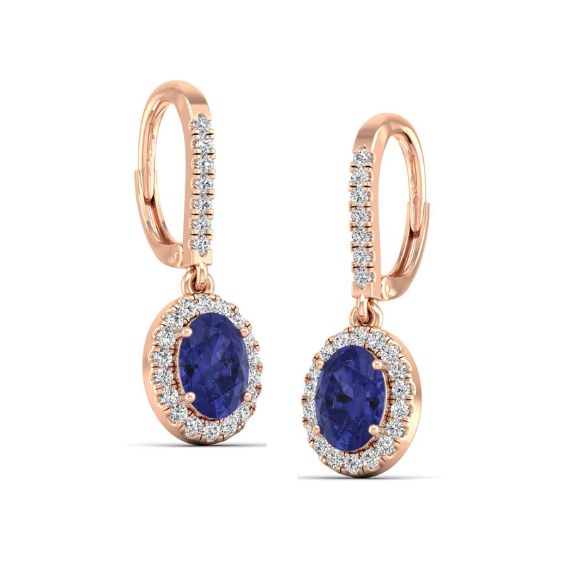 14K Rose Gold - Tanzanite