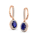 14K Rose Gold - Sapphire