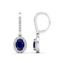 14K White Gold - Sapphire