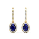 14K Yellow Gold - Sapphire