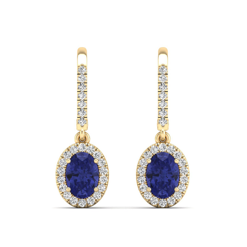 14K Yellow Gold - Tanzanite