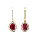 14K Yellow Gold - Ruby