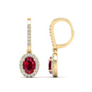 14K Yellow Gold - Ruby