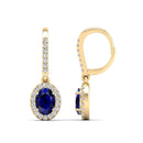 14K Yellow Gold - Sapphire