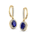14K Yellow Gold - Sapphire