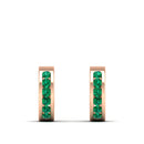 14K Rose Gold - Emerald