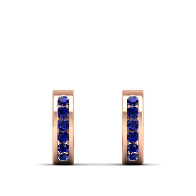 14K Rose Gold - Sapphire