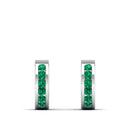 14K White Gold - Emerald