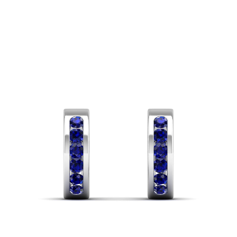 14K White Gold - Sapphire