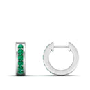 14K White Gold - Emerald