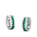 14K White Gold - Emerald