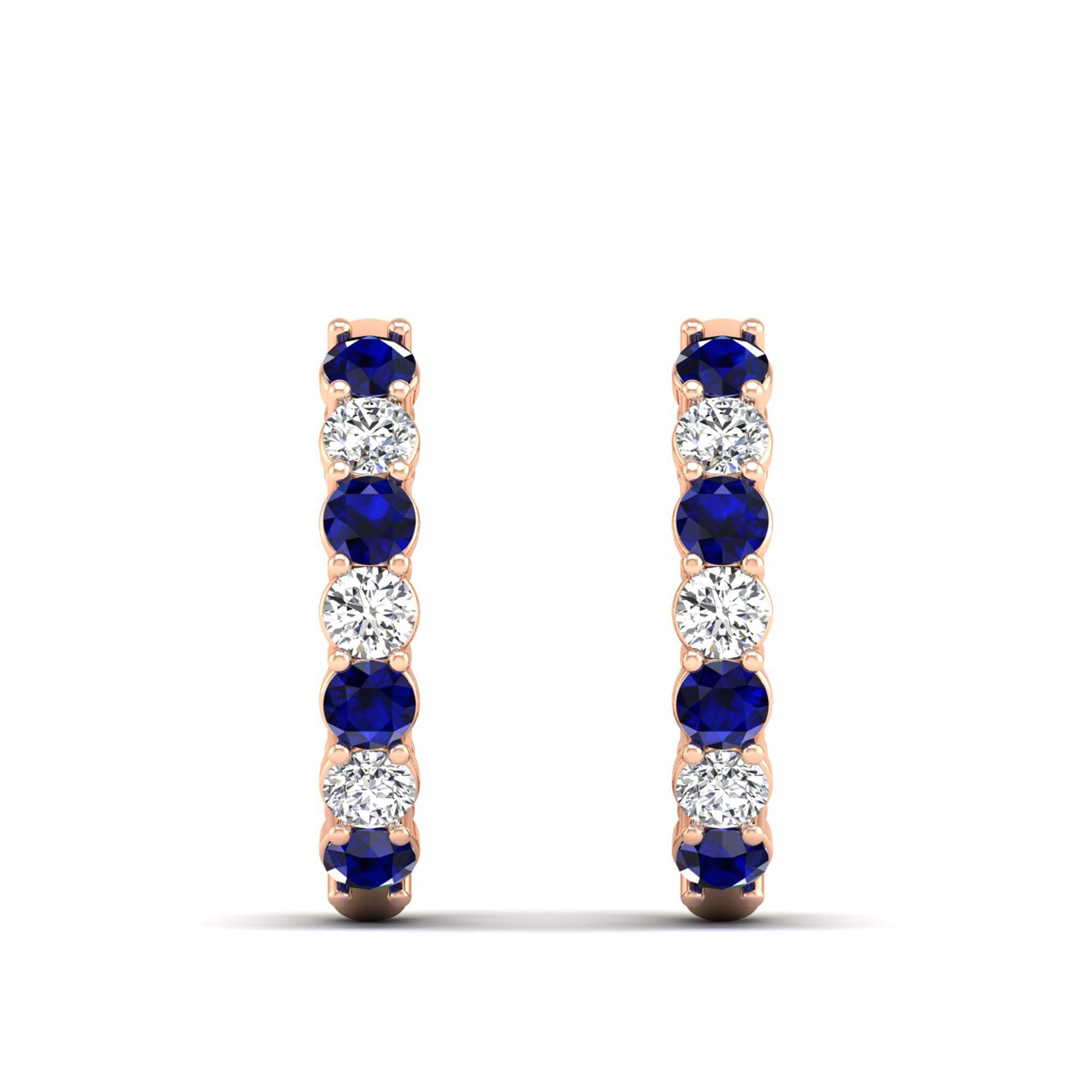 14K Rose Gold - Sapphire