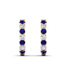 14K Rose Gold - Sapphire