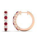 14K Rose Gold - Ruby
