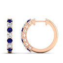 14K Rose Gold - Sapphire