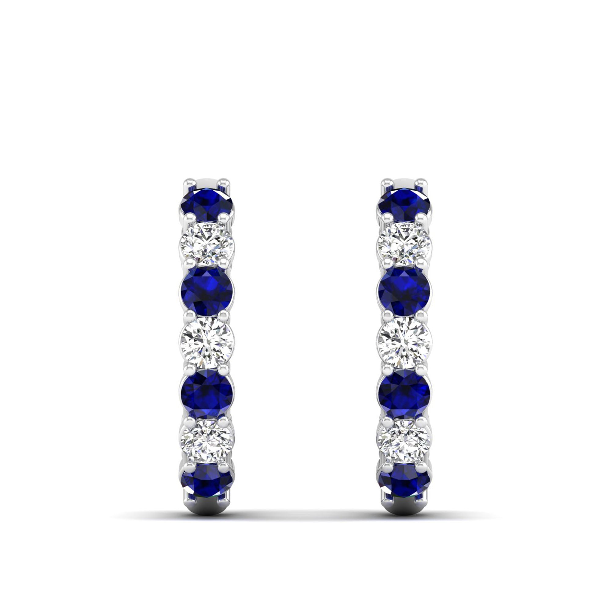 14K White Gold - Sapphire