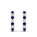 14K White Gold - Sapphire