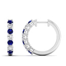 14K White Gold - Sapphire