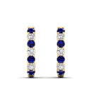 14K Yellow Gold - Sapphire
